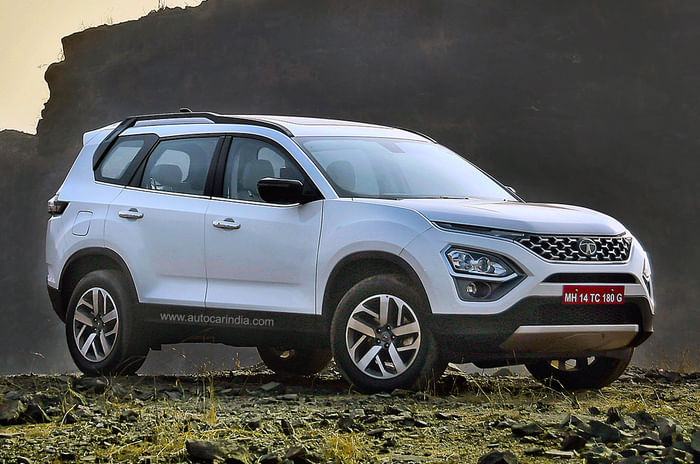 Mahindra Scorpio N or Tata Safari - which is the better 3-row SUV? Tata Safari front quarter